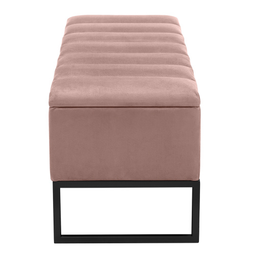 Банкетка CUBE, с ящиком для хранения, черная, Mocco, Bulon, 110*40*43,5 фото 4