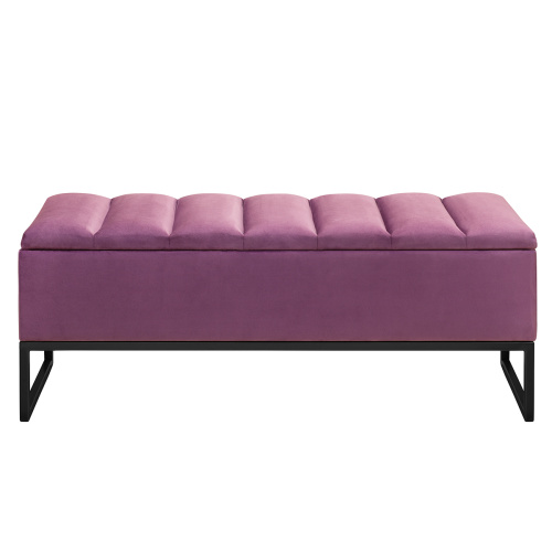 Банкетка CUBE, с ящиком для хранения, черная, Marsala, Bulon, 110*40*43,5