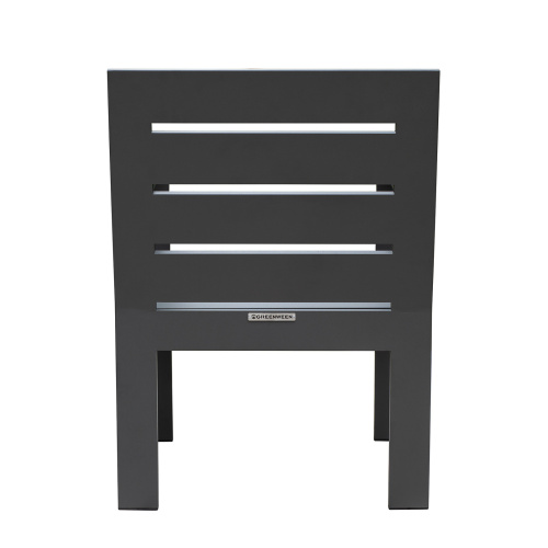 Набор садовый обеденный KORFU / 7 предметов: стол 180*87, 4 стула без и 2 с подлокот-ми / серый (S5) фото 28