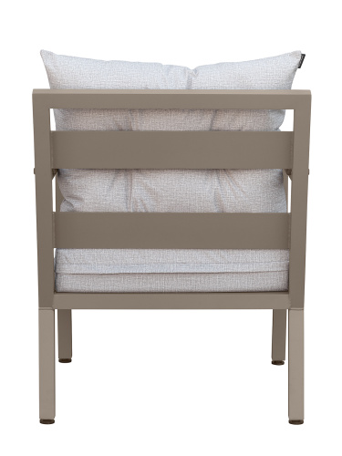 Набор садовой мебели SANTORINI / 4 предмета: диван, 2 кресла, столик / бежево-серый/серый (S4) фото 20