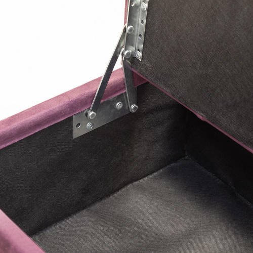 Банкетка CUBE, с ящиком для хранения, черная, Marsala, Bulon, 110*40*43,5 фото 5