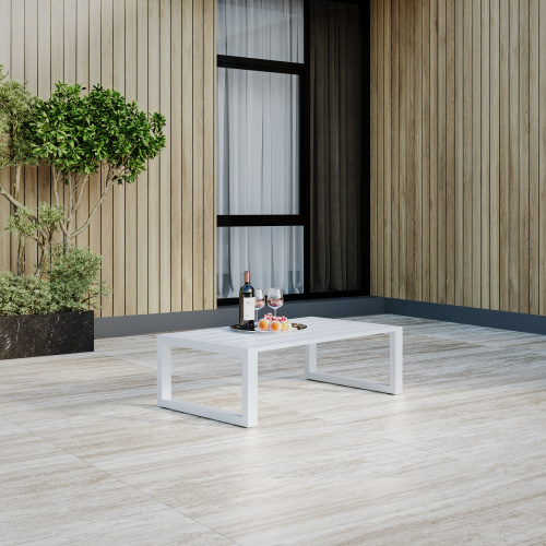 Набор садовой мебели CAPRI / 4 предмета: диван, 2 кресла, столик / белый/серо-коричневый (S4A) фото 5