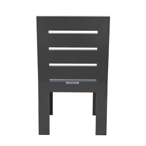 Набор садовый обеденный KORFU / 7 предметов: стол 180*87, 4 стула без и 2 с подлокот-ми / серый (S5) фото 38