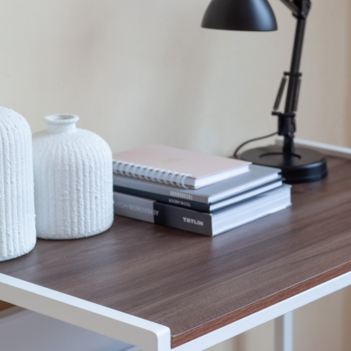 Стол письменный AGORA, 90*50*76,5, белый, ЛДСП Орех Табак фото 5