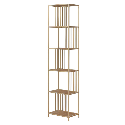 Стеллаж SOHO MINI, золотой, ЛДСП Робиния