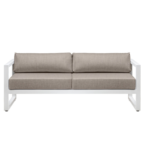 Набор садовой мебели CAPRI / 4 предмета: диван, 2 кресла, столик / белый/серо-коричневый (S4A) фото 8