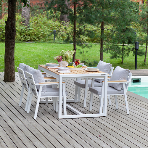 Садовая мебель SANTORINI / стол и 4 стула фото 2