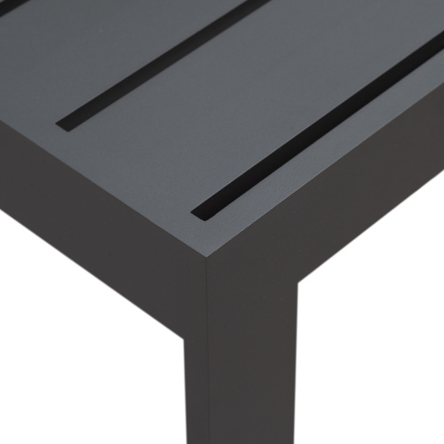 Набор садовый обеденный KORFU / 7 предметов: стол 180*87, 4 стула без и 2 с подлокот-ми / серый (S5) фото 39