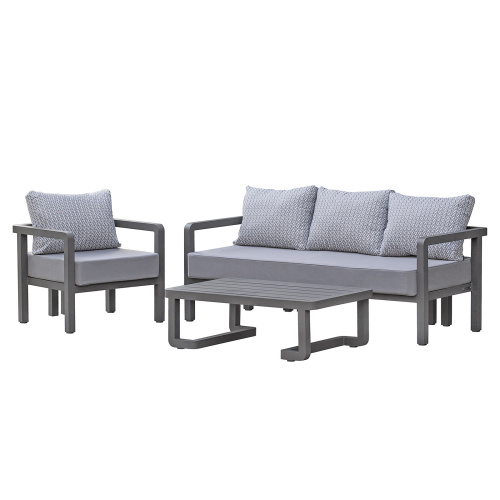 Набор садовой мебели AMALFI / 3 предмета: диван, кресло, стол / LAVA/Stone (S3) фото 16