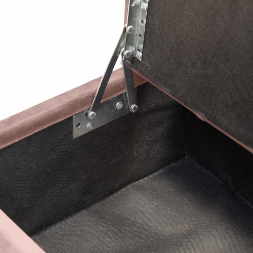 Банкетка CUBE, с ящиком для хранения, черная, Mocco, Bulon, 110*40*43,5 фото 5