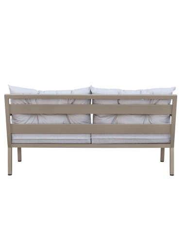 Набор садовой мебели SANTORINI / 4 предмета: диван, 2 кресла, столик / бежево-серый/серый (S4) фото 16