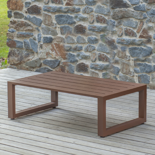 Набор садовой мебели CAPRI / 4 предмета: 2 кресла, столик, пуф / коричневый (S3B) фото 8