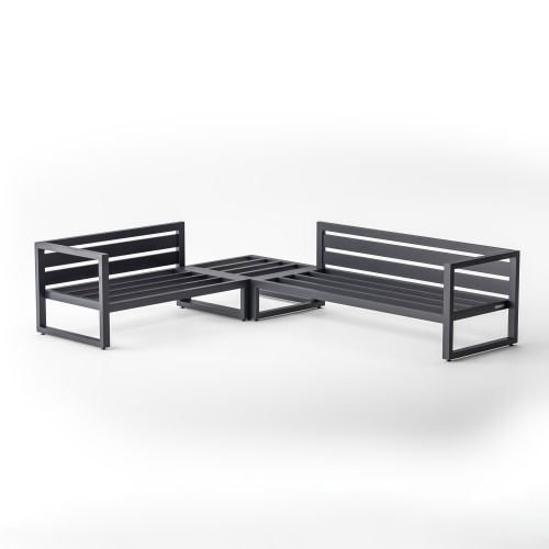 Набор модульный угловой CAPRI правый / 3 предмета: диван 190 правый, диван 140 левый, пуф без спинки фото 9