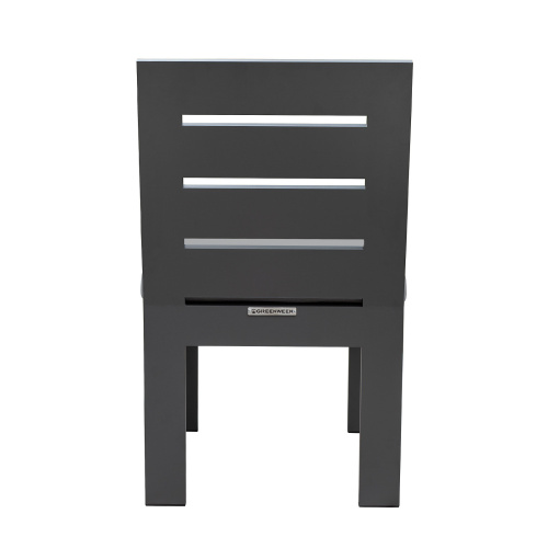 Набор садовый обеденный KORFU / 7 предметов: стол 180*87, 4 стула без и 2 с подлокот-ми / серый (S5) фото 33