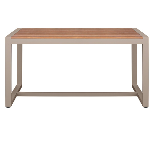 Набор садовый обеденный SANTORINI / 5 предметов: стол 150*87 и 4 стула / бежево-серый/серый (S3) фото 15