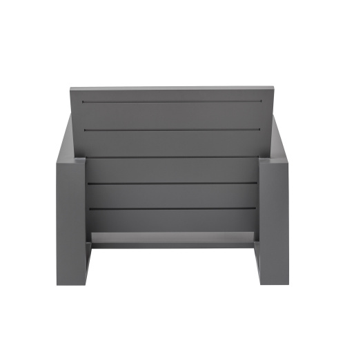 Набор садовой мебели KORFU / 4 предмета: диван, 2 кресла, столик / серый (S4A) фото 34