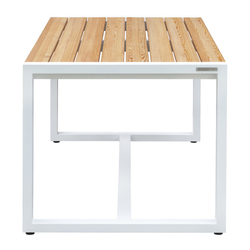 Набор садовый обеденный SANTORINI / 5 предметов: стол 150*87 и 4 стула / белый/бежево-серый (S4) фото 25