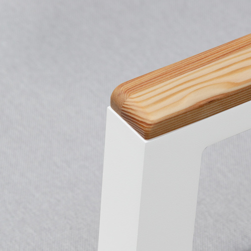 Набор садовый обеденный SANTORINI / 7 предметов: стол 180*98 и 6 стульев / белый/светло-серый (S5) фото 24