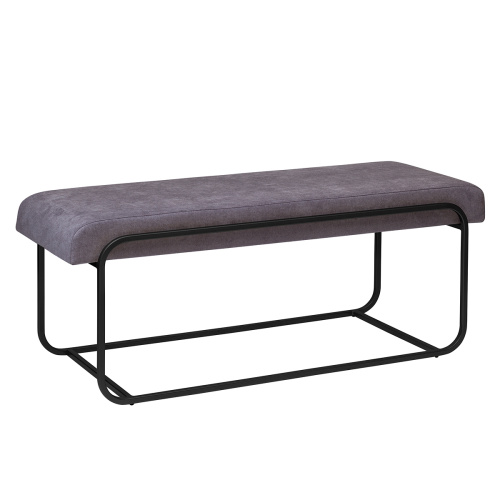 Банкетка SIENA, черная, ANTRACITE, 108*42*44 фото 5