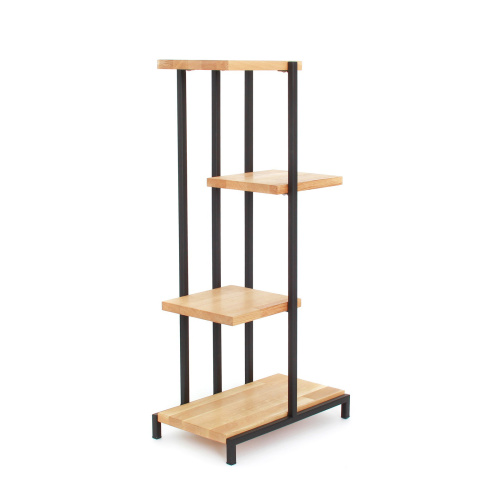 Стеллаж-подставка для цветов Loft 5, черный, 40*23*80 фото 3