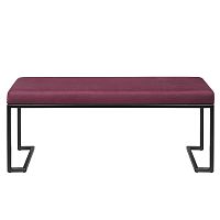 Банкетка OMEGA, черная, Marsala, 110*40*45