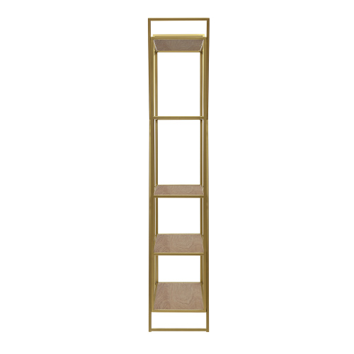 Стеллаж OSLO MINI, золотой, ЛДСП Дуб Каселла фото 11