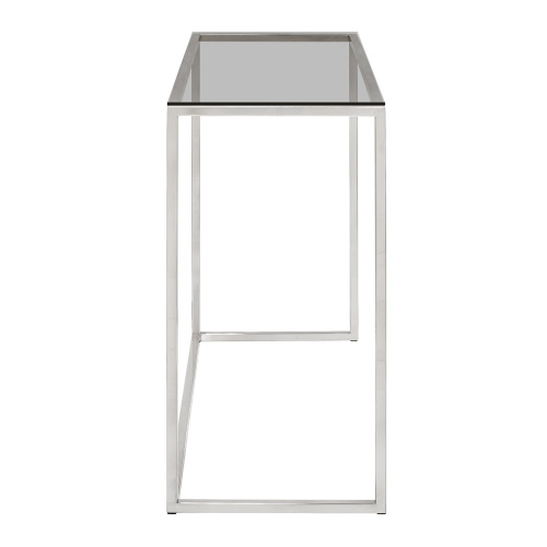 Консоль TORI, н/ж сталь, столешница стекло фото 9