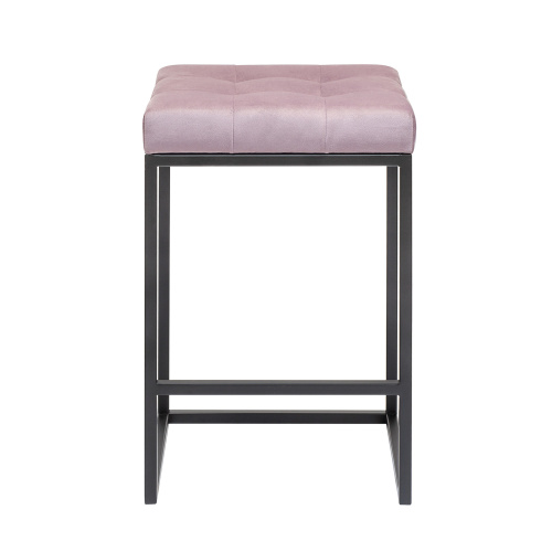 Стул полубарный SOHO, черный, Dusty Pink фото 6