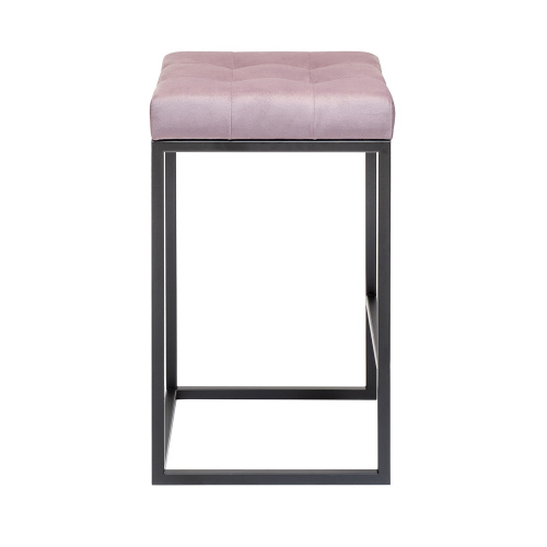 Стул полубарный SOHO, черный, Dusty Pink фото 5