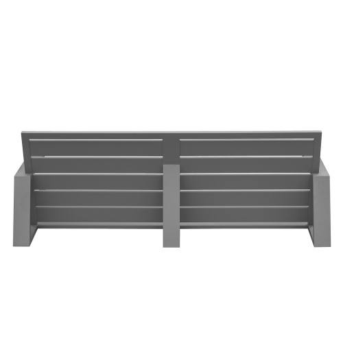 Набор садовой мебели KORFU / 2 предмета: диван, столик / серый (S2A) фото 14