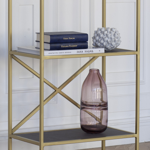 Стеллаж KARIN, золотой, керамика антрацит фото 9
