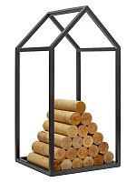Дровница SVEG MINI, черная, 40*40*80