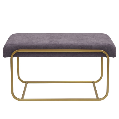 Банкетка SIENA MINI, золотая, ANTRACITE, 81*42*44