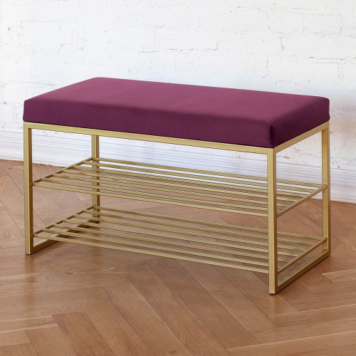 Обувница GARDA, золотая, Marsala, 85*40*52