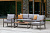 Набор садовой мебели SANTORINI диван, 1 кресло, столик, цвет PECAN