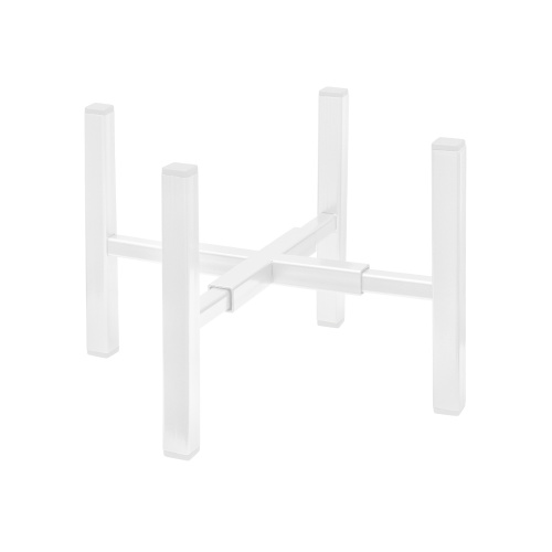 Подставка для цветов OXALIS SMART 20, регулируемая под кашпо, белая фото 13