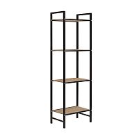 Стеллаж ALTO SMART, черный, ЛМДФ Дуб Каселла