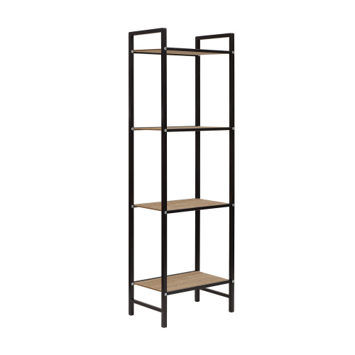 Стеллаж ALTO SMART, черный, ЛМДФ Дуб Каселла