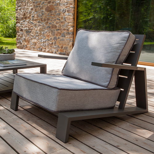 Набор садовой мебели KORFU / 3 предмета: 2 кресла, столик / серый (S2) фото 6