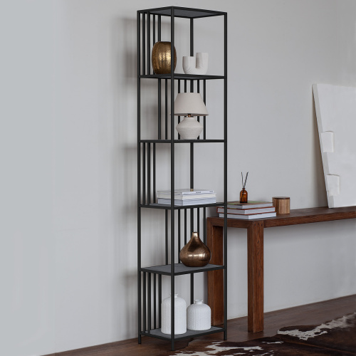 Стеллаж SOHO MINI, черный, керамика Antracite, 45*30*195 фото 2