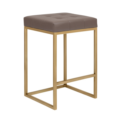 Стул полубарный SOHO, золотой, экокожа UMBRA