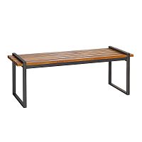 Скамья уличная FJORD, черная