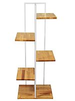 Cтеллаж Loft 6 MAX, белый, 31,5*50*130