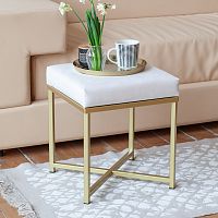 Пуф CRUZ, золотой, Ivory