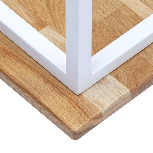 Дровница TORI с полкой, белая, 37*40*120 фото 13