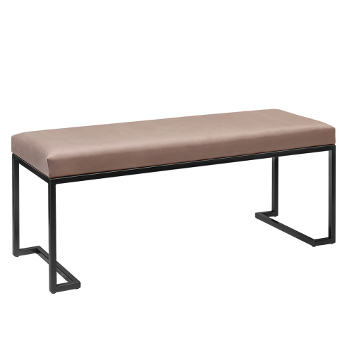 Банкетка OMEGA, черная, Mocco, 110*40*45 фото 7