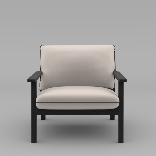 Набор садовой мебели ISTRA / 3 предмета: 2 кресла, столик / черный/Jamaica MILK фото 11