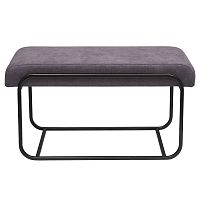 Банкетка SIENA MINI, черная, ANTRACITE, 81*42*44