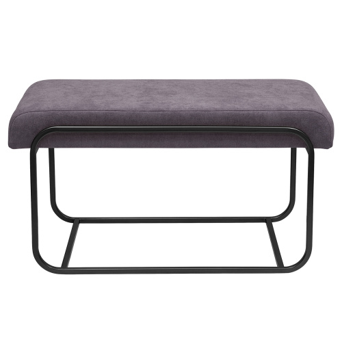 Банкетка SIENA MINI, черная, ANTRACITE, 81*42*44