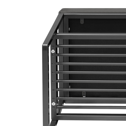 Банкетка RIMINI SMART, черный, Mouse Grey, 60*40*45 фото 4